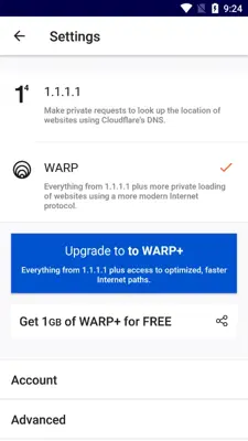 1.1.1.1 android App screenshot 6